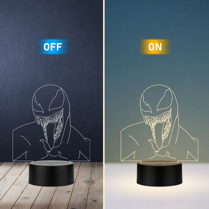 Venom Design Lamp with Warm White Light
